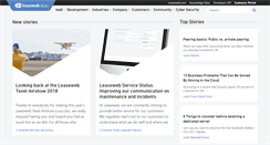 Desktop Screenshot of blog.leaseweb.com