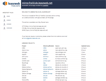 Tablet Screenshot of mirror.de.leaseweb.net